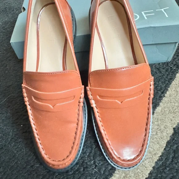 LOFT Patent Leather Loafers - Picture 2 of 6